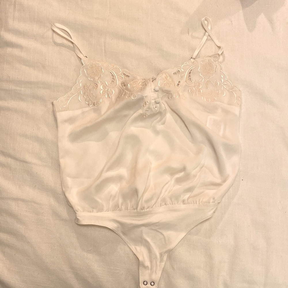 Abercrombie & Fitch Satin Cami Bodysuit